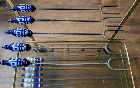 Image 1 of Rosenthal Besteck Studio Line Siena Blue entworfen von Bjorn Wiinblad