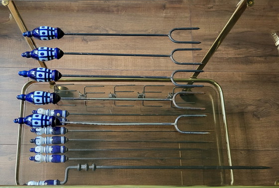 Image 1 of Rosenthal Besteck Studio Line Siena Blue entworfen von Bjorn Wiinblad