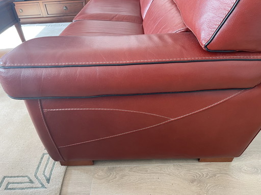 2 Stück Ledersofas sehr gute Qualität