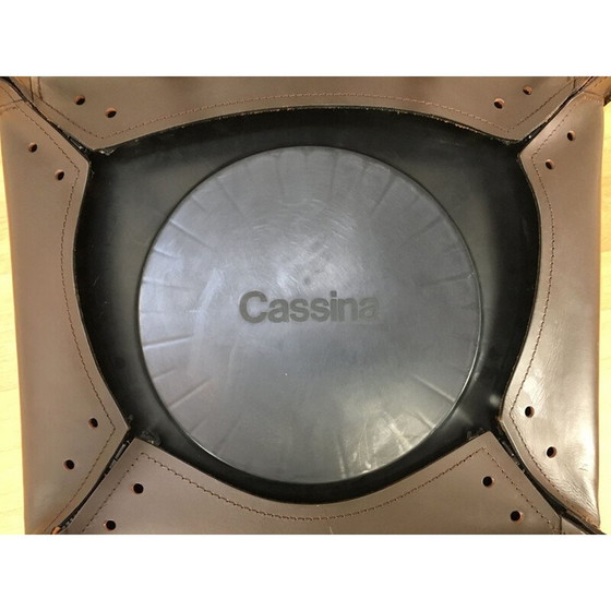 Image 1 of Vintage-Ledersessel von Mario Bellini für Cassina