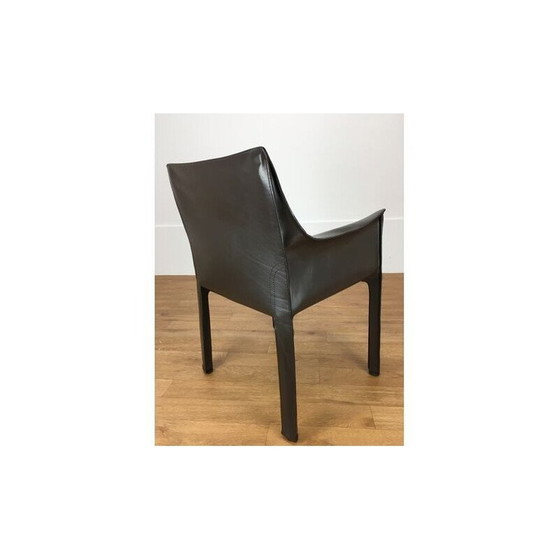 Image 1 of Vintage-Ledersessel von Mario Bellini für Cassina