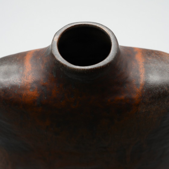 Image 1 of Seltene 70er Jahre Carstens Fett Lava Keramik Vase Christmann & Heukeroth H 30 cm WGP MCM