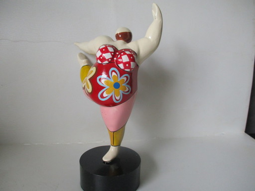 Statue der Dame, von Mia Coppola aus der Serie Mollys und Dollys, handgefertigt 26 cm.