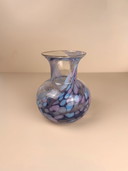 Italienische Glas Vase Gefleckt Swirl