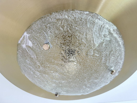 Image 1 of Große Vintage-Deckenleuchte mit Glas