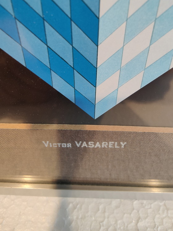 Image 1 of 3x Originale von Victor Vasarely – Original-Heliogravur