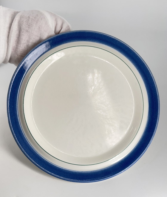 Image 1 of Arabia Finland Moreeni Balladi Design Von Heikki Orvola Tasse, Untertasse Und Teller