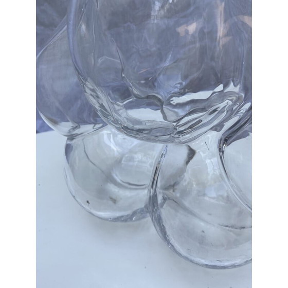 Image 1 of Vintage bubble 1 vase by Serge Mansau for St Louis Manufacture