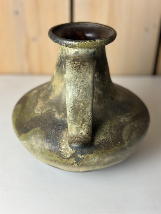 Image 1 of Ruscha Art Fat Lava Vase, Westdeutschland