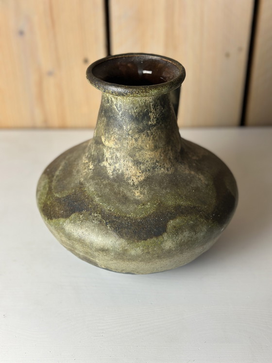 Image 1 of Ruscha Art Fat Lava Vase, Westdeutschland