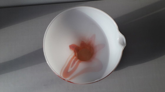 Image 1 of Vintage Dekanter aus Opalglas aus Florenz