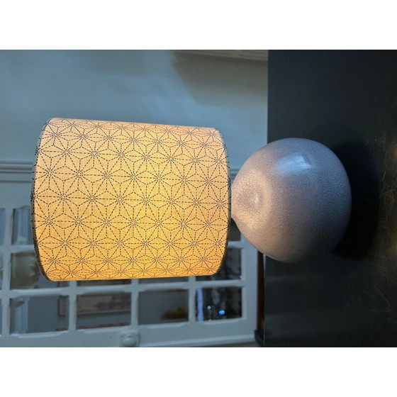 Image 1 of Blaue emaillierte Keramiklampe für Condres, 1970