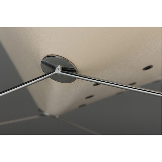 Image 1 of Vintage Coconut Sessel aus Leder und verchromtem Stahl von George Nelson für Vitra, 1955