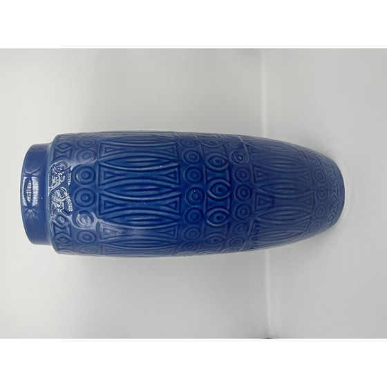 Image 1 of Blaue Vase aus Keramik, 1960