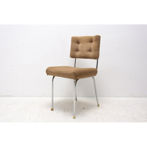 Image 1 of Verchromter Kaffeehausstuhl Mid Century, Tschechoslowakei 1960er Jahre