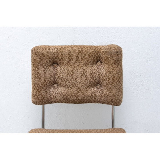 Image 1 of Verchromter Kaffeehausstuhl Mid Century, Tschechoslowakei 1960er Jahre