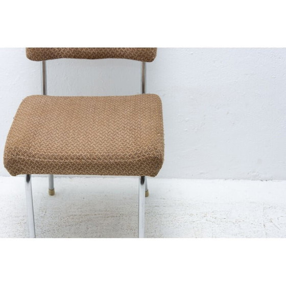 Image 1 of Verchromter Kaffeehausstuhl Mid Century, Tschechoslowakei 1960er Jahre
