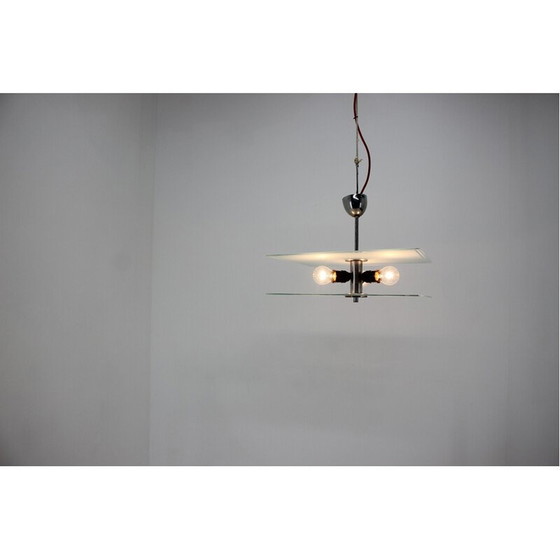 Image 1 of Vintage-Kronleuchter aus Chrom, 1940