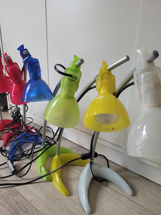 Image 1 of 6x Ikea Mörker Knut und Marianne Hagberg Schreibtischlampe