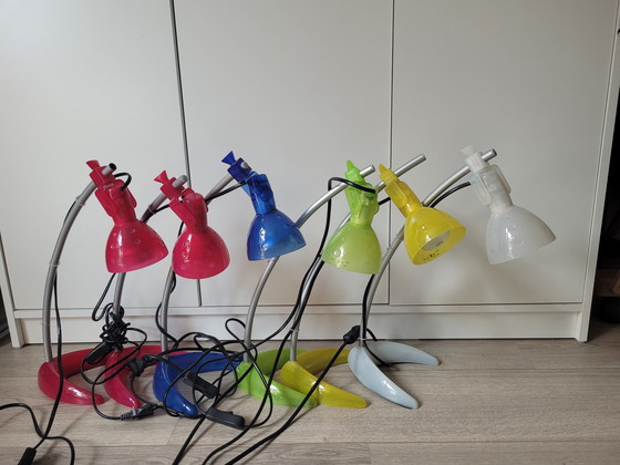 Image 1 of 6x Ikea Mörker Knut und Marianne Hagberg Schreibtischlampe