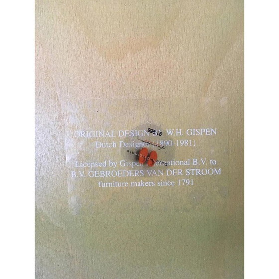 Image 1 of Satz von 4 Esszimmerstühlen von W.H. Gispen Modell 101 Gebroeders van der Stroom 2004