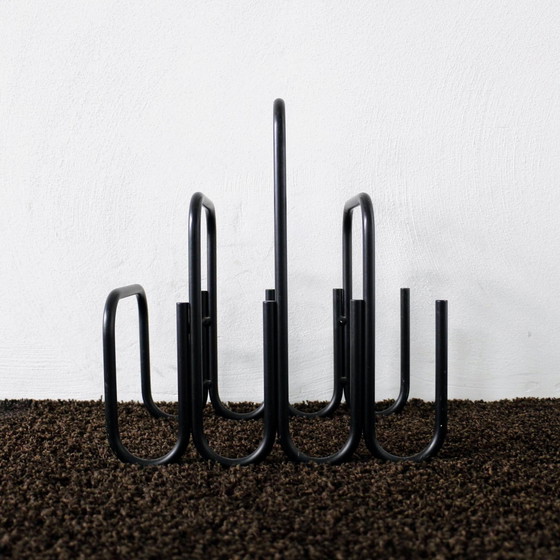 Image 1 of Modernistischer Zeitschriftenständer Entworfen von Ann Maes Veröffentlicht von Mace-Line, Belgien 1981