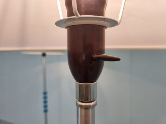 Image 1 of Paar Stehlampen aus blauem Glas von Carl Fagerlund für Orrefors, 1960er