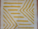 Berberteppich - 293 cm x 199 cm - weiße und gelbe Wolle