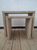 Travertin Nesting Set Italien 70'S