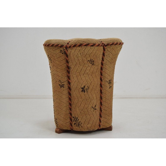 Image 1 of Mid-Century Design Art Deco Tabouret Fußbank, 1930er Jahre