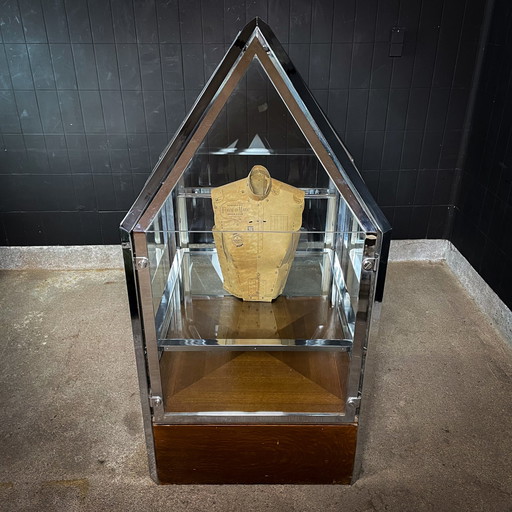 Vintage Obelisk Vitrine aus dem Beehive