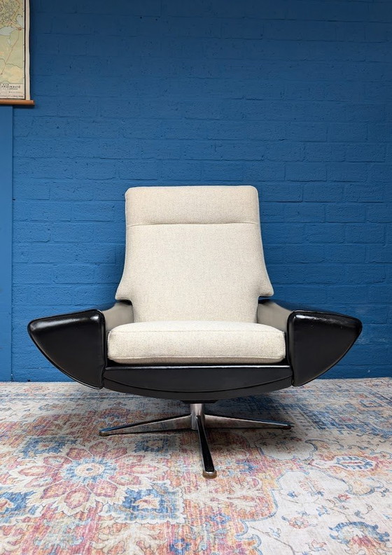 Image 1 of Vintage Space-Age Danish Design Sessel, Johannes Andersen, 1960er Jahre
