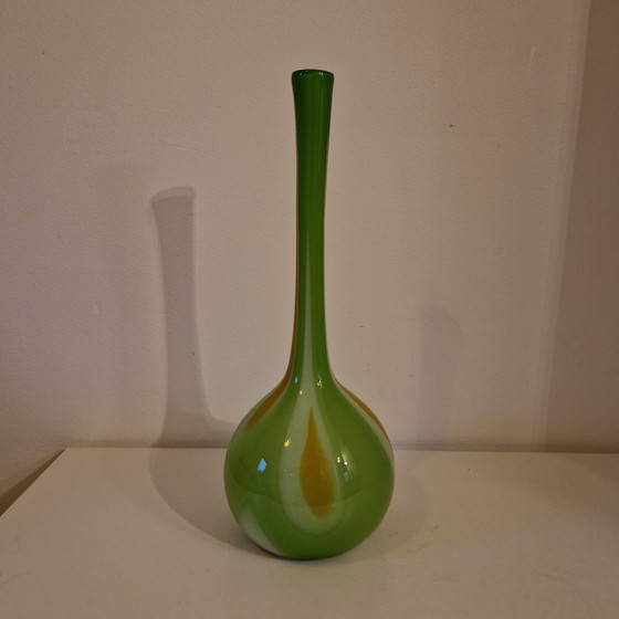 Image 1 of 1970er Vintage-Glasflaschenvase