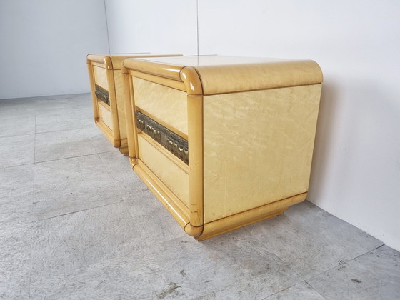 Image 1 of 2x Luciano Frigerio Nachttische