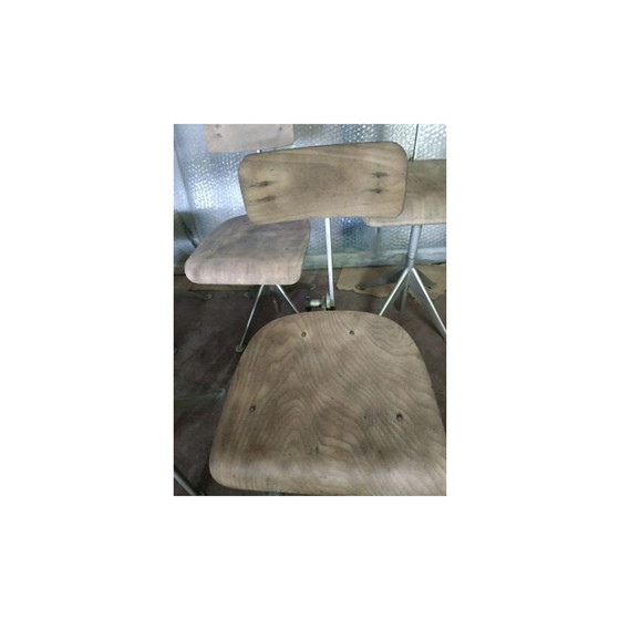 Image 1 of Menge von 5 Vintage Stuhl Odlberg Olson Jean Prouvé Schwedisch 1960