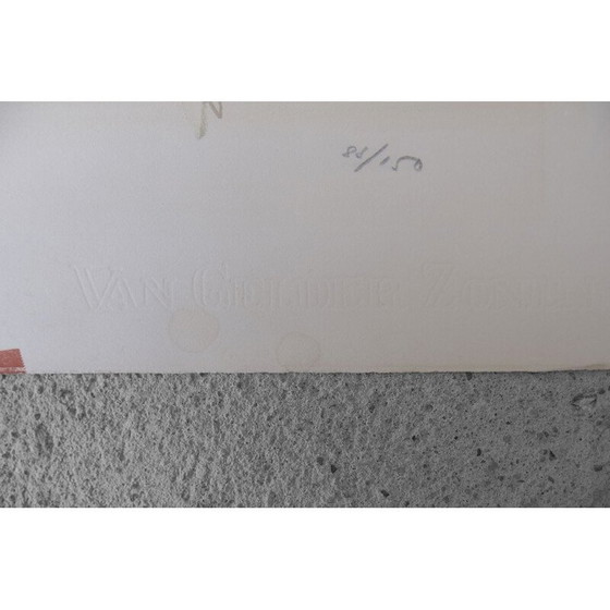 Image 1 of Farblithografie auf Van Gelder Zonen Papier von Jörgen Fogelqvist, Schweden 1980