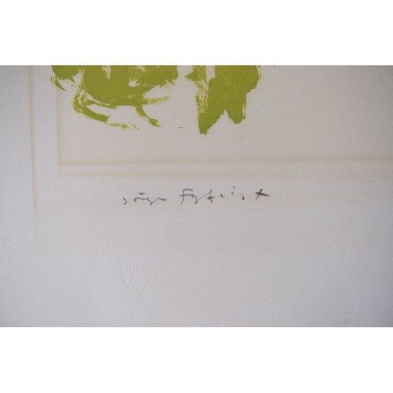 Image 1 of Farblithografie auf Van Gelder Zonen Papier von Jörgen Fogelqvist, Schweden 1980