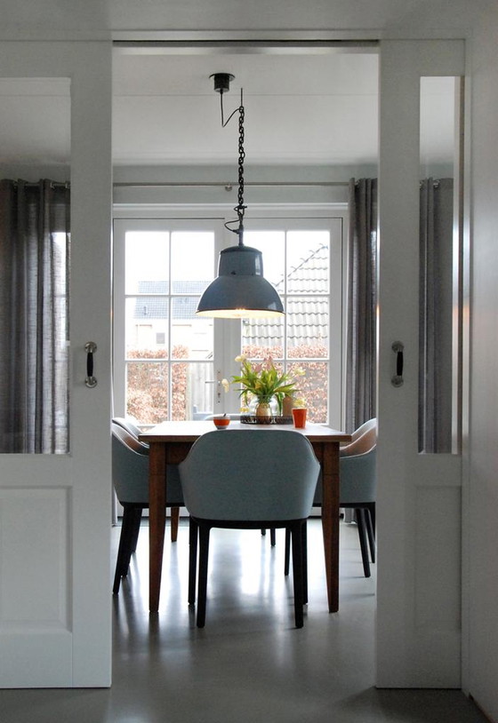 Image 1 of Vintage-Fabriklampe von Philips