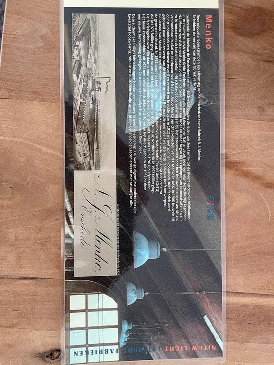 Image 1 of Vintage-Fabriklampe von Philips