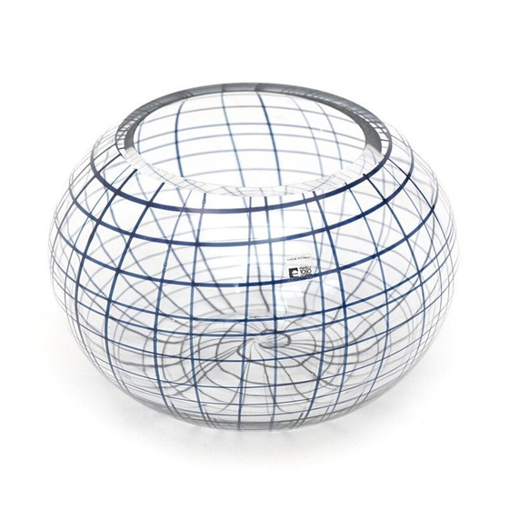 Image 1 of Vase aus Muranoglas "Gheno" von Rosanna Toso für Fratelli Toso, Italien 1980