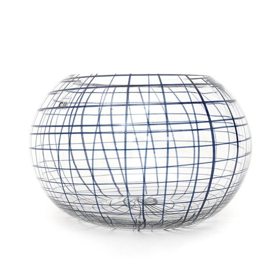 Image 1 of Vase aus Muranoglas "Gheno" von Rosanna Toso für Fratelli Toso, Italien 1980