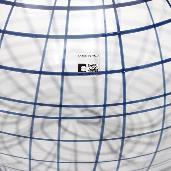 Image 1 of Vase aus Muranoglas "Gheno" von Rosanna Toso für Fratelli Toso, Italien 1980