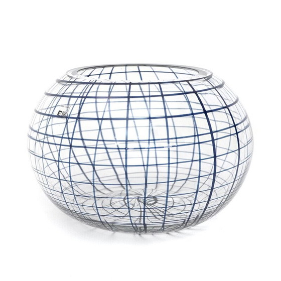 Image 1 of Vase aus Muranoglas "Gheno" von Rosanna Toso für Fratelli Toso, Italien 1980