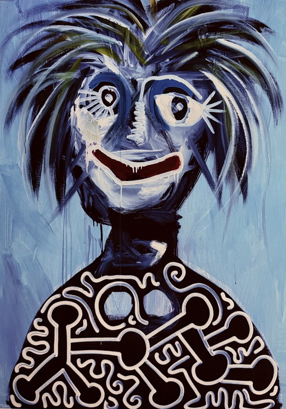 Image 1 of Paul Indrek Kostabi: "Untitles, 2013". Handsigniert und E.A. Version.