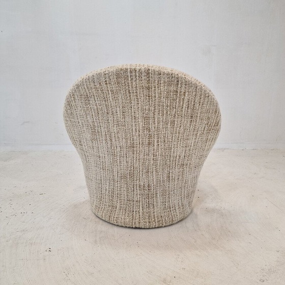 Image 1 of Vintage Modell F572 Sessel und Fußstütze von Pierre Paulin für Artifort, 1967