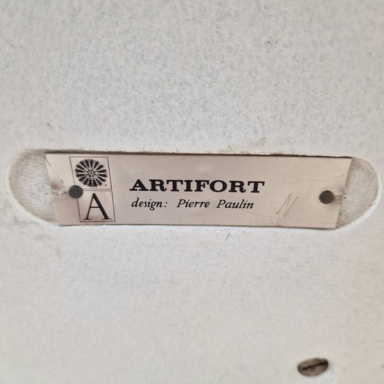 Image 1 of Vintage Modell F572 Sessel und Fußstütze von Pierre Paulin für Artifort, 1967