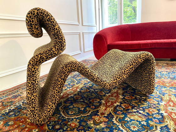 Image 1 of Vintage Leopard Lounge Chair