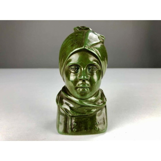 Image 1 of Vintage fano girl von Carl Emil Ruge für Just Andersen As, 1940-1950er Jahre