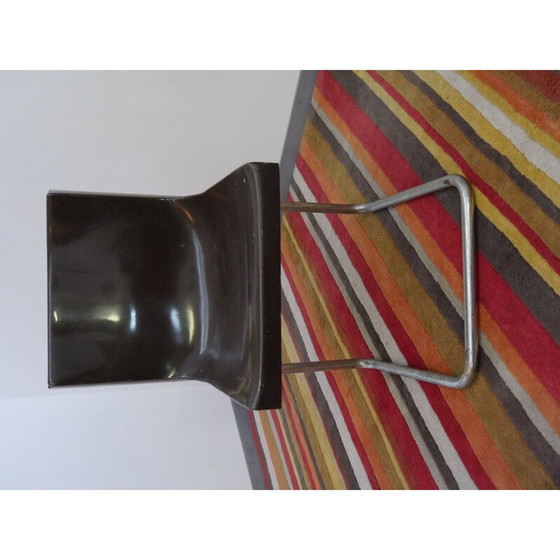 Image 1 of Vintage-Stuhl aus Kunststoff und Metall von Gautier