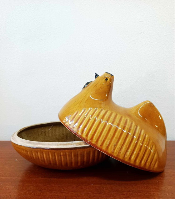 Image 1 of Terrine Huhn Vintage Aus Keramik